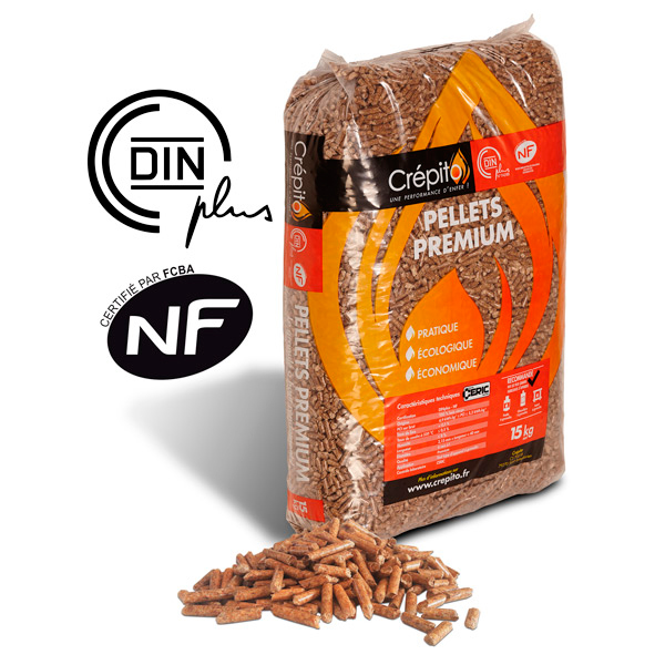 Palet (72 sacos) CREPITO PELLETS GRANULES Premium (saco de 15 kg) – Entregado