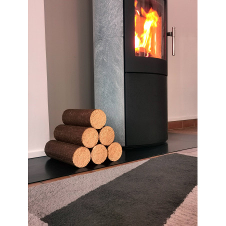 Troncos prensados de haya 100% – Palet de 1040 kg