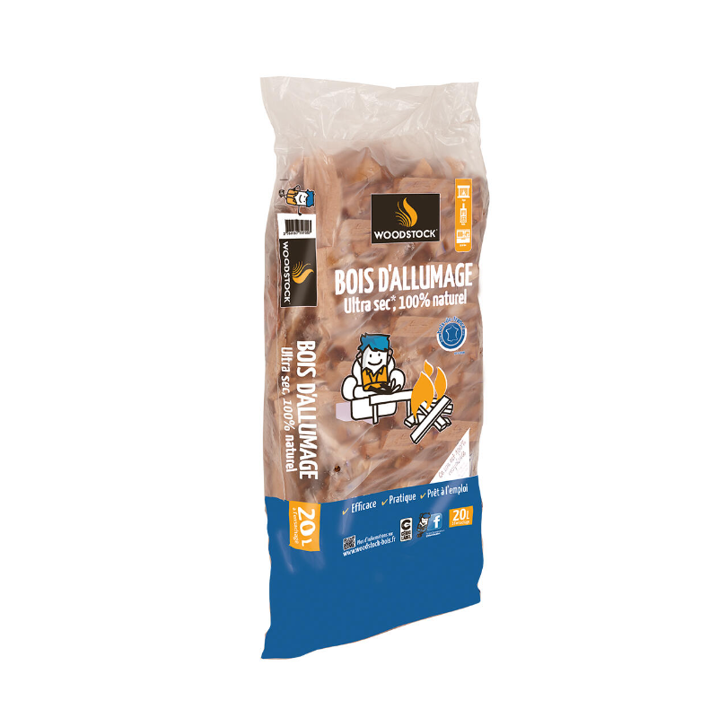 Palet de Leña para Encender – 140 Sacos 20 litros 2800 L