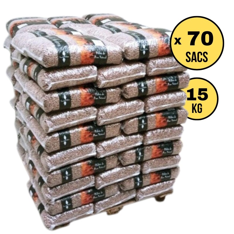 Palé MADURA – Pellets de madera (70 bolsas) 1050KG