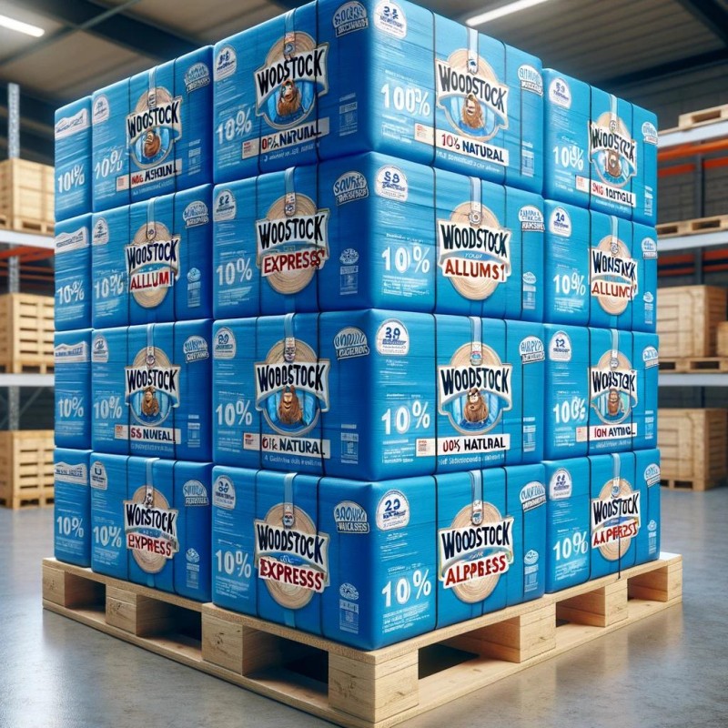 Palets Allum’Express – WOODSTOCK 99 Cajas de 32 unidades (3168 unidades)